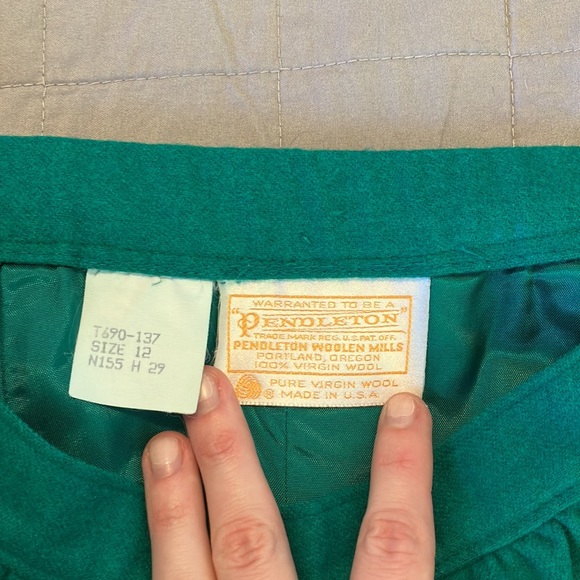 Pendleton 100% wool pencil skirt - Picture 2 of 4